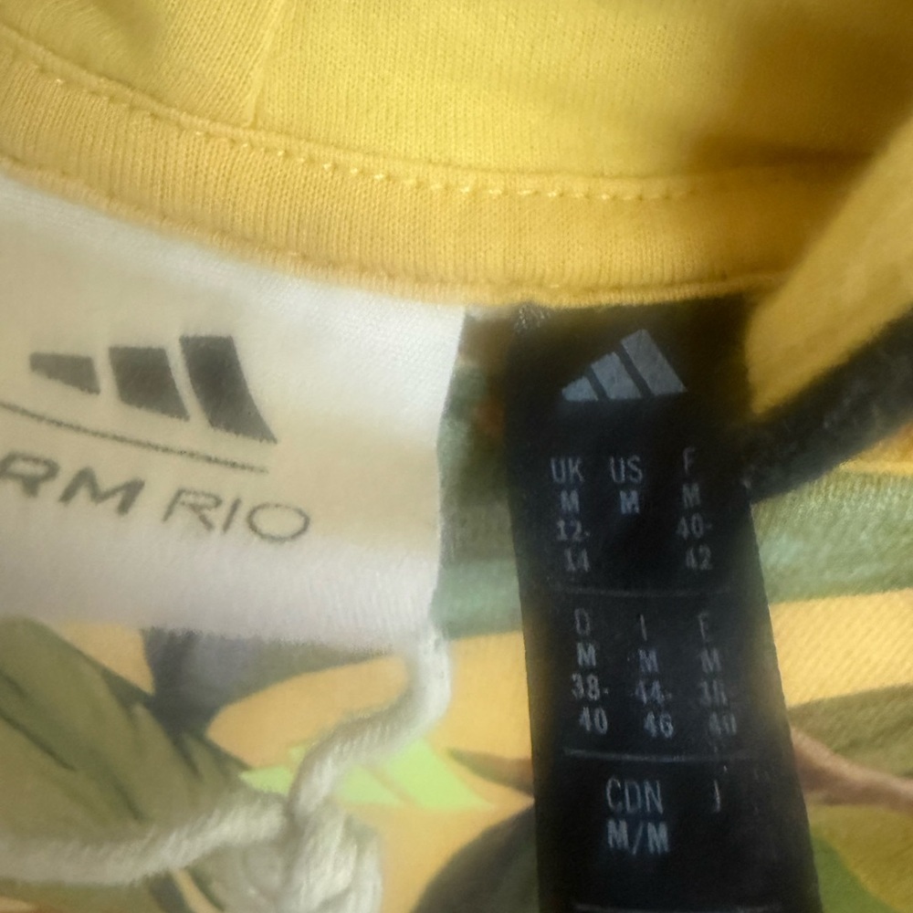 Farm Rio X Adidas Hoodie with Leaf Print - Picture 3 of 4